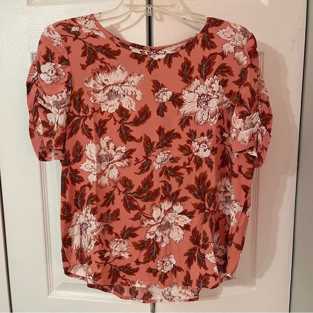 2 for 20 | Loft Floral Puff Sleeve Top
